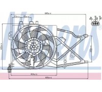 Вентилятор, охлаждение двигателя NISSENS 85208 85208 NISSENS - купить в магазине запчастей по Украине