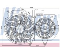 Вентилятор, охлаждение двигателя NISSENS 85247 85247 NISSENS - купить в магазине запчастей по Украине