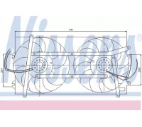 Вентилятор, охлаждение двигателя NISSENS 85248 85248 NISSENS - купить в магазине запчастей по Украине