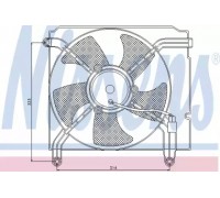 Вентилятор, охлаждение двигателя NISSENS 85349 85349 NISSENS - купить в магазине запчастей по Украине