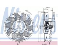 Вентилятор, охлаждение двигателя NISSENS 85548 85548 NISSENS - купить в магазине запчастей по Украине