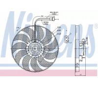 Вентилятор, охлаждение двигателя NISSENS 85676 85676 NISSENS - купить в магазине запчастей по Украине