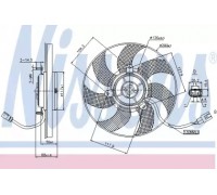 Вентилятор, охлаждение двигателя NISSENS 85680 85680 NISSENS - купить в магазине запчастей по Украине