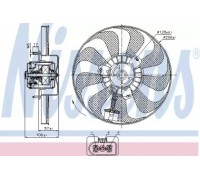Вентилятор, охлаждение двигателя NISSENS 85684 85684 NISSENS - купить в магазине запчастей по Украине