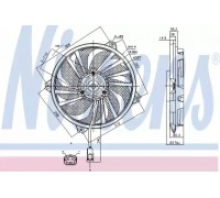 Вентилятор, охлаждение двигателя NISSENS 85789 85789 NISSENS - купить в магазине запчастей по Украине