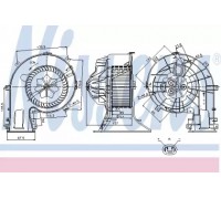 Вентилятор салона NISSENS 87025 87025 NISSENS - купить в магазине запчастей по Украине