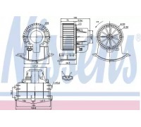 Вентилятор салона NISSENS 87033 87033 NISSENS - купить в магазине запчастей по Украине
