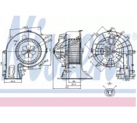 Вентилятор салона NISSENS 87049 87049 NISSENS - купить в магазине запчастей по Украине