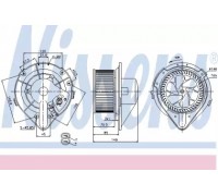 Вентилятор салона NISSENS 87064 87064 NISSENS - купить в магазине запчастей по Украине