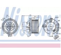 Вентилятор салона NISSENS 87106 87106 NISSENS - купить в магазине запчастей по Украине