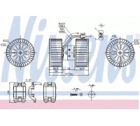Вентилятор салона NISSENS 87115 87115 NISSENS - купить в магазине запчастей по Украине
