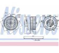 Вентилятор салона NISSENS 87152 87152 NISSENS - купить в магазине запчастей по Украине
