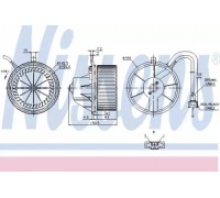 Вентилятор салона NISSENS 87155 87155 NISSENS - купить в магазине запчастей по Украине