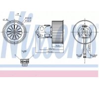 Вентилятор салона NISSENS 87240 87240 NISSENS - купить в магазине запчастей по Украине