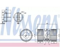 Вентилятор салона NISSENS 87356 87356 NISSENS - купить в магазине запчастей по Украине