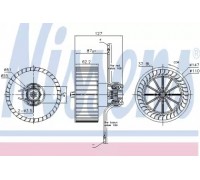 Вентилятор салона NISSENS 87402 87402 NISSENS - купить в магазине запчастей по Украине