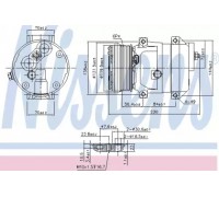 Компрессор, кондиционер NISSENS 890050 890050 NISSENS - купить в магазине запчастей по Украине