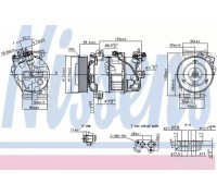 Компрессор, кондиционер NISSENS 890126 890126 NISSENS - купить в магазине запчастей по Украине