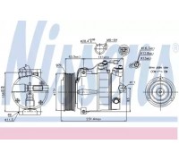 Компрессор, кондиционер NISSENS 89030 89030 NISSENS - купить в магазине запчастей по Украине
