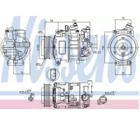 Компрессор, кондиционер NISSENS 89052 89052 NISSENS - купить в магазине запчастей по Украине