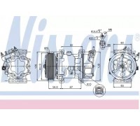Компрессор, кондиционер NISSENS 89053 89053 NISSENS - купить в магазине запчастей по Украине