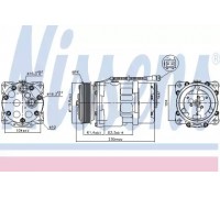 Компрессор, кондиционер NISSENS 89055 89055 NISSENS - купить в магазине запчастей по Украине