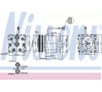 Компрессор, кондиционер NISSENS 89083 89083 NISSENS - купить в магазине запчастей по Украине
