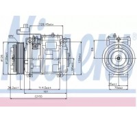 Компрессор, кондиционер NISSENS 89132 89132 NISSENS - купить в магазине запчастей по Украине