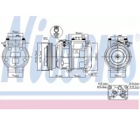Компрессор, кондиционер NISSENS 89154 89154 NISSENS - купить в магазине запчастей по Украине