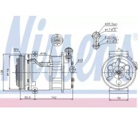 Компрессор, кондиционер NISSENS 89157 89157 NISSENS - купить в магазине запчастей по Украине
