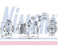 Компрессор, кондиционер NISSENS 89196 89196 NISSENS - купить в магазине запчастей по Украине