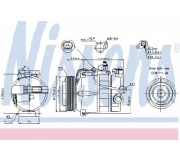 Компрессор, кондиционер NISSENS 89200 89200 NISSENS - купить в магазине запчастей по Украине