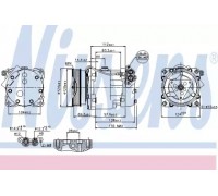 Компрессор, кондиционер NISSENS 89203 89203 NISSENS - купить в магазине запчастей по Украине