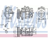 Компрессор, кондиционер NISSENS 89209 89209 NISSENS - купить в магазине запчастей по Украине