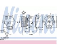 Компрессор, кондиционер NISSENS 89221 89221 NISSENS - купить в магазине запчастей по Украине