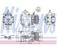 Компрессор, кондиционер NISSENS 89248 89248 NISSENS - купить в магазине запчастей по Украине