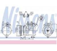 Компрессор, кондиционер NISSENS 89263 89263 NISSENS - купить в магазине запчастей по Украине