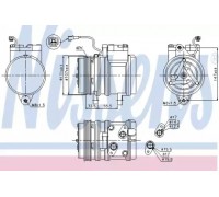 Компрессор, кондиционер NISSENS 89275 89275 NISSENS - купить в магазине запчастей по Украине