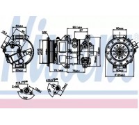 Компрессор, кондиционер NISSENS 89309 89309 NISSENS - купить в магазине запчастей по Украине