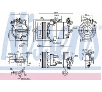 Компрессор, кондиционер NISSENS 89346 89346 NISSENS - купить в магазине запчастей по Украине