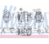 Компрессор, кондиционер NISSENS 89359 89359 NISSENS - купить в магазине запчастей по Украине
