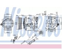 Компрессор, кондиционер NISSENS 89372 89372 NISSENS - купить в магазине запчастей по Украине
