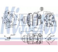 Компрессор, кондиционер NISSENS 89418 89418 NISSENS - купить в магазине запчастей по Украине