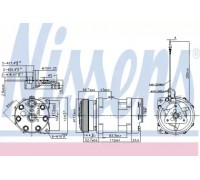Компрессор, кондиционер NISSENS 89489 89489 NISSENS - купить в магазине запчастей по Украине