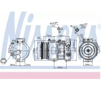 Компрессор, кондиционер NISSENS 89516 89516 NISSENS - купить в магазине запчастей по Украине