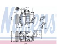 Компрессор, кондиционер NISSENS 89529 89529 NISSENS - купить в магазине запчастей по Украине