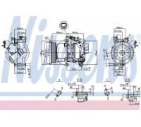 Компрессор, кондиционер NISSENS 89554 89554 NISSENS - купить в магазине запчастей по Украине
