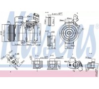 Компрессор, кондиционер NISSENS 89586 89586 NISSENS - купить в магазине запчастей по Украине
