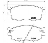Комплект тормозных колодок, дисковый тормоз HELLA PAGID 8DB 355 006-951 8DB355006951 HELLA PAGID - купить в магазине запчастей по Украине