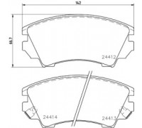 Комплект тормозных колодок, дисковый тормоз HELLA PAGID 8DB 355 013-041 8DB355013041 HELLA PAGID - купить в магазине запчастей по Украине